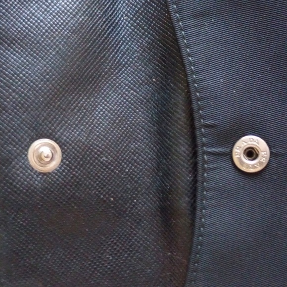 PRADA NYLON & LEATHER BIFOLD WALLET - Picture 11 of 12